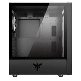 Boitier Moyen Tour ATX iTek Vertibra V210 RGB avec panneau vitré (Noir)