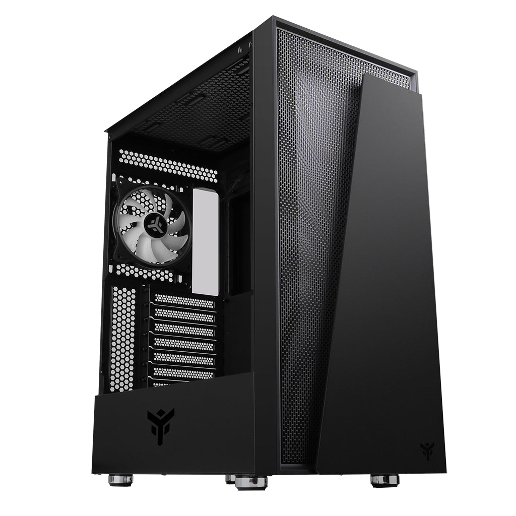 Boitier Moyen Tour ATX iTek Vertibra V210 RGB avec panneau vitré (Noir)