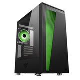 Boitier Moyen Tour ATX iTek Vertibra V210 RGB avec panneau vitré (Noir)