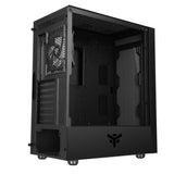 Boitier Moyen Tour ATX iTek Vertibra V210 RGB avec panneau vitré (Noir)