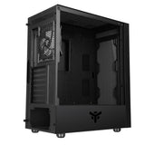 Boitier Moyen Tour ATX iTek Vertibra V210 RGB avec panneau vitré (Noir)