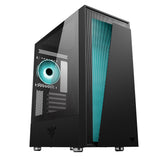 Boitier Moyen Tour ATX iTek Vertibra V210 RGB avec panneau vitré (Noir)