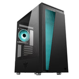 Boitier Moyen Tour ATX iTek Vertibra V210 RGB avec panneau vitré (Noir)