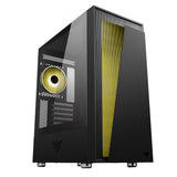 Boitier Moyen Tour ATX iTek Vertibra V210 RGB avec panneau vitré (Noir)