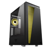 Boitier Moyen Tour ATX iTek Vertibra V210 RGB avec panneau vitré (Noir)