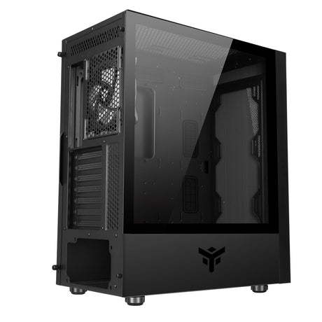 Boitier Moyen Tour ATX iTek Vertibra V210 RGB avec panneau vitré (Noir)