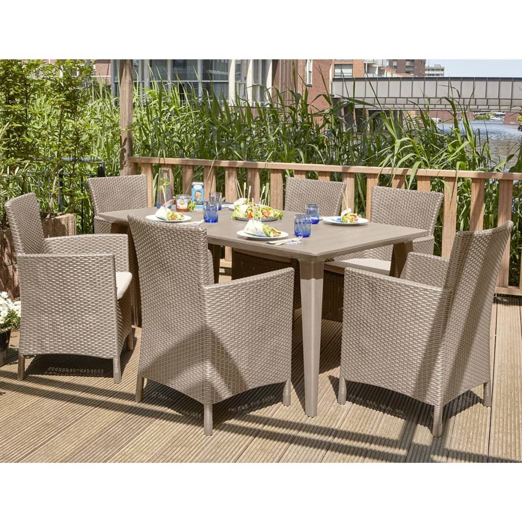 Keter Iowa Cappuccino Garten-Esszimmerstuhl 215519