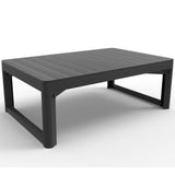 Keter Table de jardin Lyon Graphite 232300