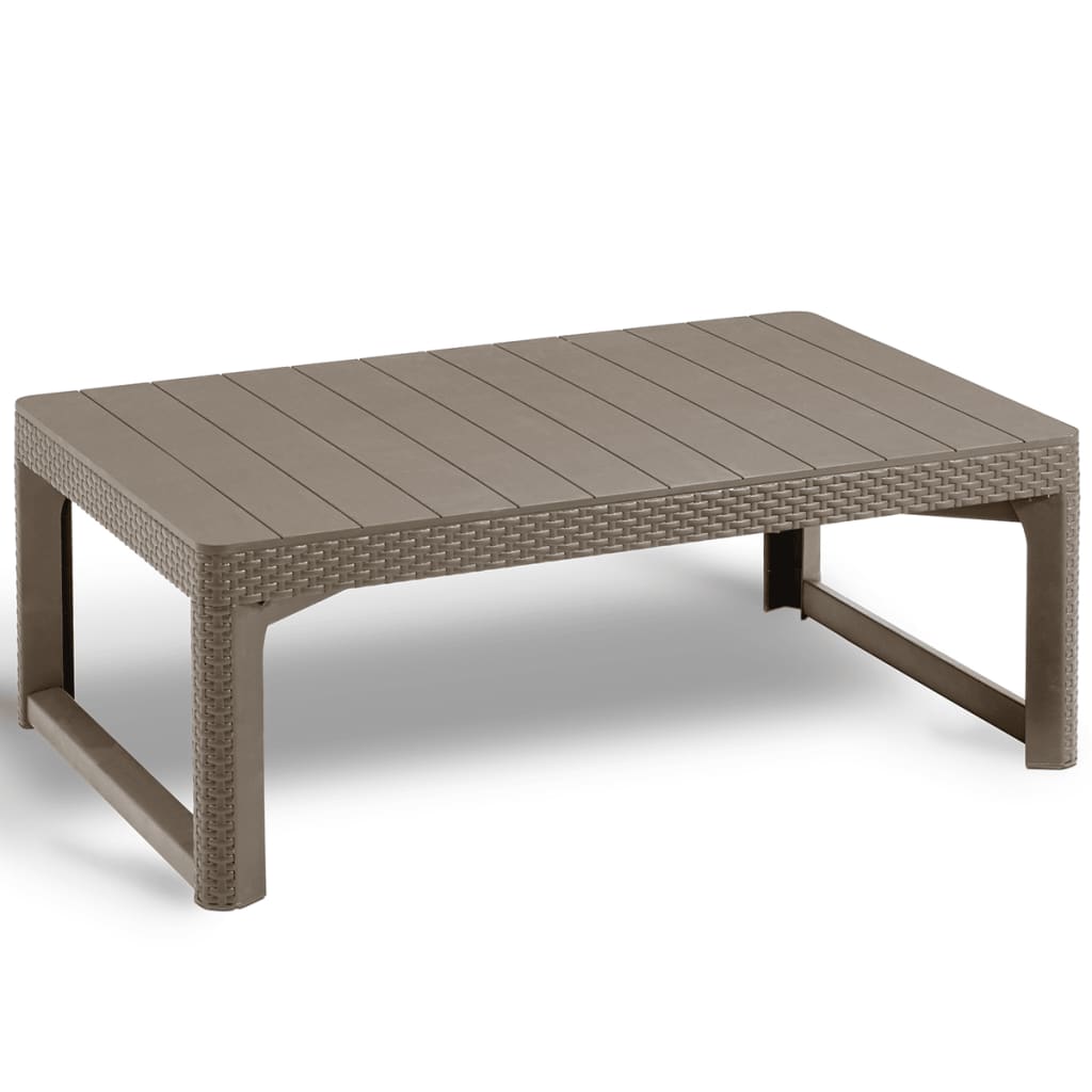 Keter Table de jardin Lyon Cappuccino