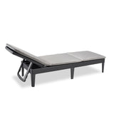 Keter Chaise longue avec coussin Jaipur Graphite