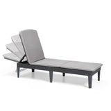 Keter Chaise longue avec coussin Jaipur Graphite