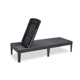 Keter Chaise longue avec coussin Jaipur Graphite