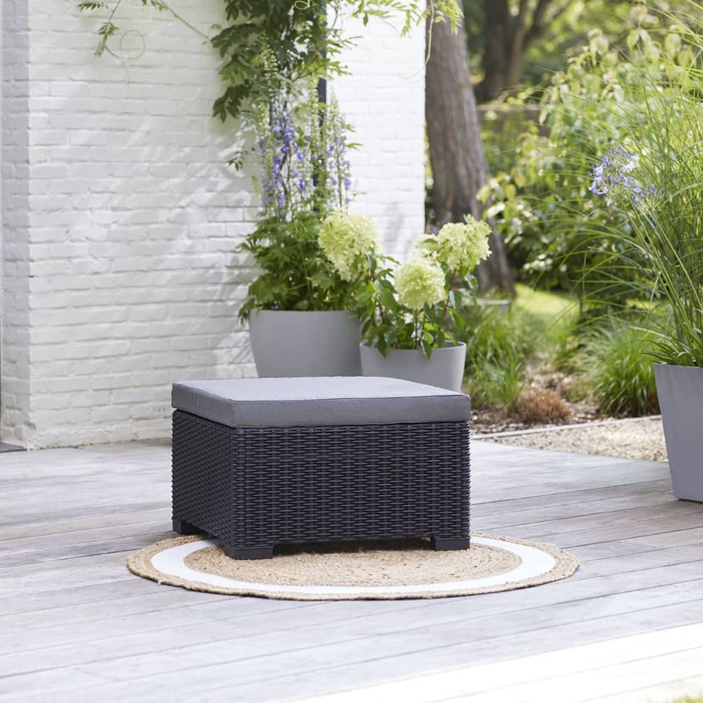 Allibert Pouf d'extérieur California gris