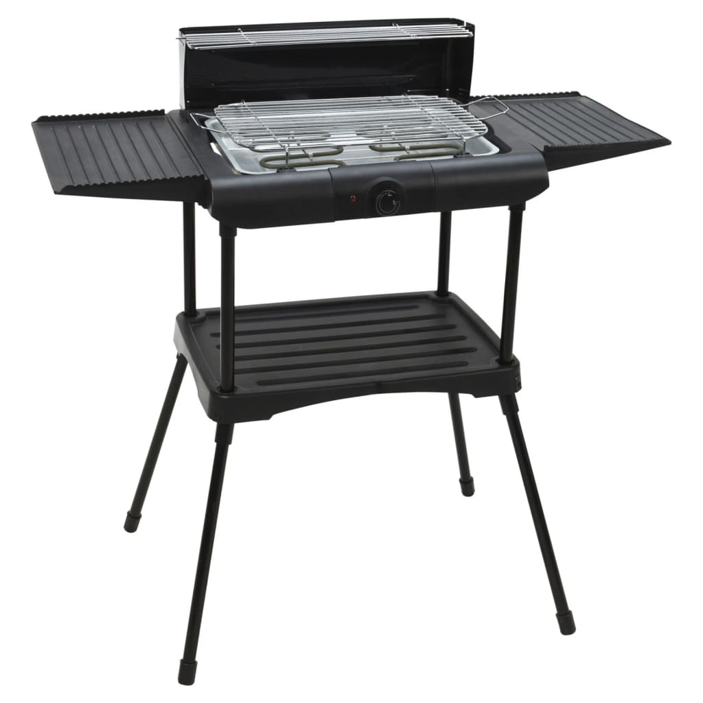 ProGarden Electric Barbecue on Stand 2000 W Black