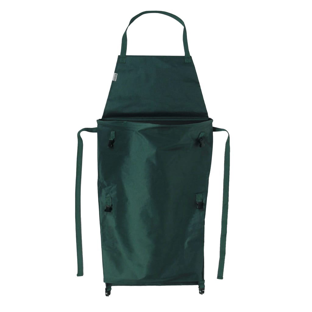 Nature Tablier de jardinage avec poche pliable 130x55 cm vert