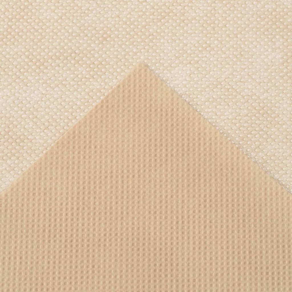 Nature Couverture d'hiver à fermeture éclair 70 g/m² Beige 2x1,5x1,5 m