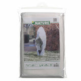 Nature Couverture d'hiver avec fermeture éclair 70 g/m² Blanc 2,5x2x2m