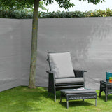 Nature Brise-vue de jardin PE 1,2 x 5 m Gris