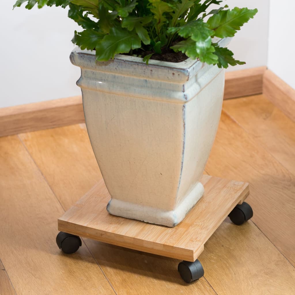 Nature Square Plant Cart 30x30 cm Brown BPC