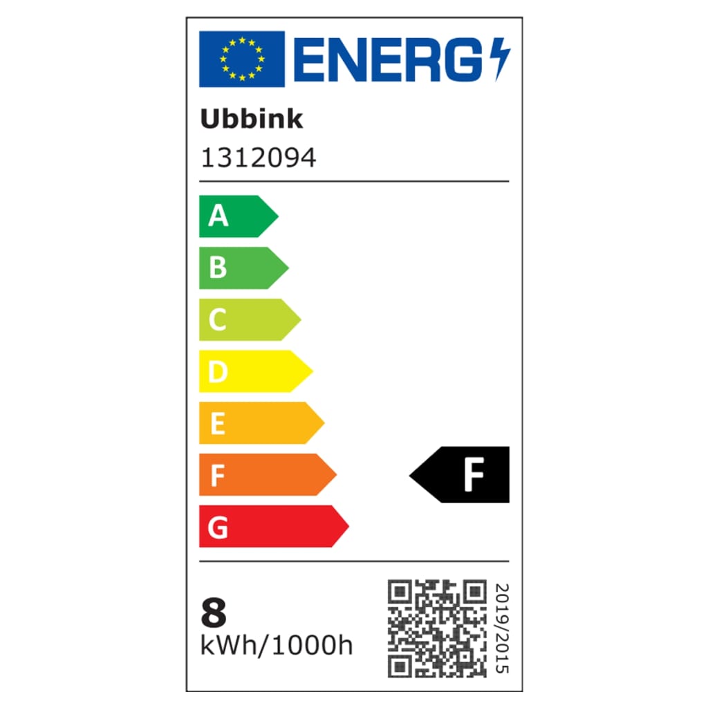 Ubbink Cascade Niagara de jardin 90 cm Acier inox et éclairage LED