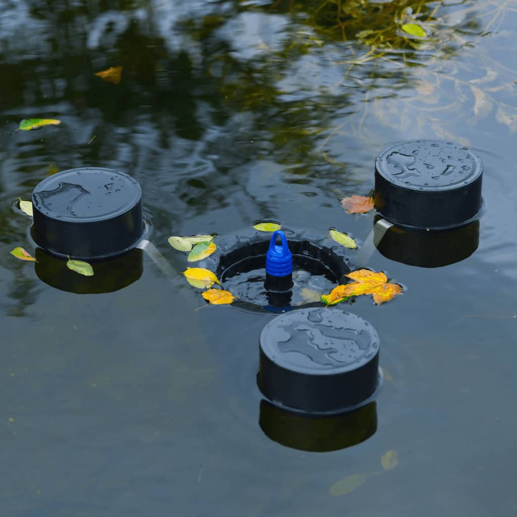 Ubbink Fontaine et écumoire flottante d'étang SkimMax