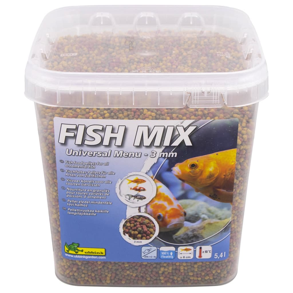 Ubbink Nourriture pour poissons Fish Mix Universal Menu 3 mm 5,4 L