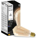 Ampoules connectÈes Calex Edison LED Filament connectÈe ST64 ambrÈe E27