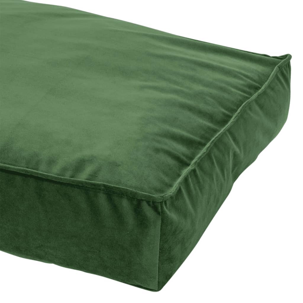 Madison Coussin pour chiens Velvet 120x90x15 cm Vert