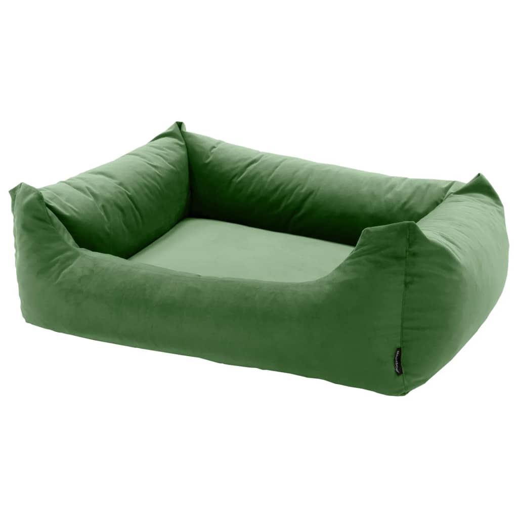 Madison Lit pour chien Velvet 80x67x22 cm Vert