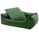 Madison Lit pour chien Velvet 100x80x25 cm Vert