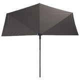 Madison Parasol de balcon Sun Wave 270x150 cm Gris clair