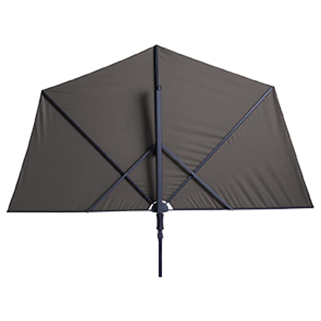 Madison Parasol de balcon Sun Wave 270x150 cm Gris clair