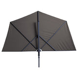 Madison Parasol de balcon Sun Wave 270x150 cm Gris clair