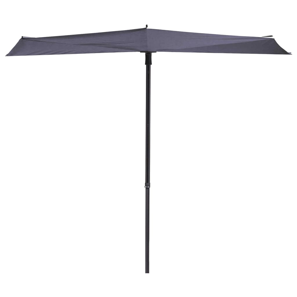 Madison Sun Wave Balcony Parasol 270x150 cm Sapphire Blue