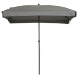 Madison Parasol de jardin Patmos Luxe rectangulaire gris clair