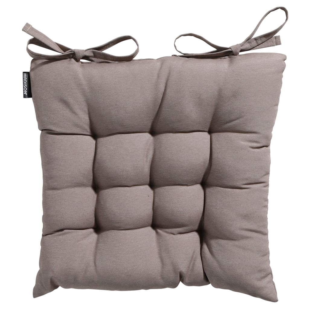 Madison Coussin de chaise Panama 46x46 cm Taupe