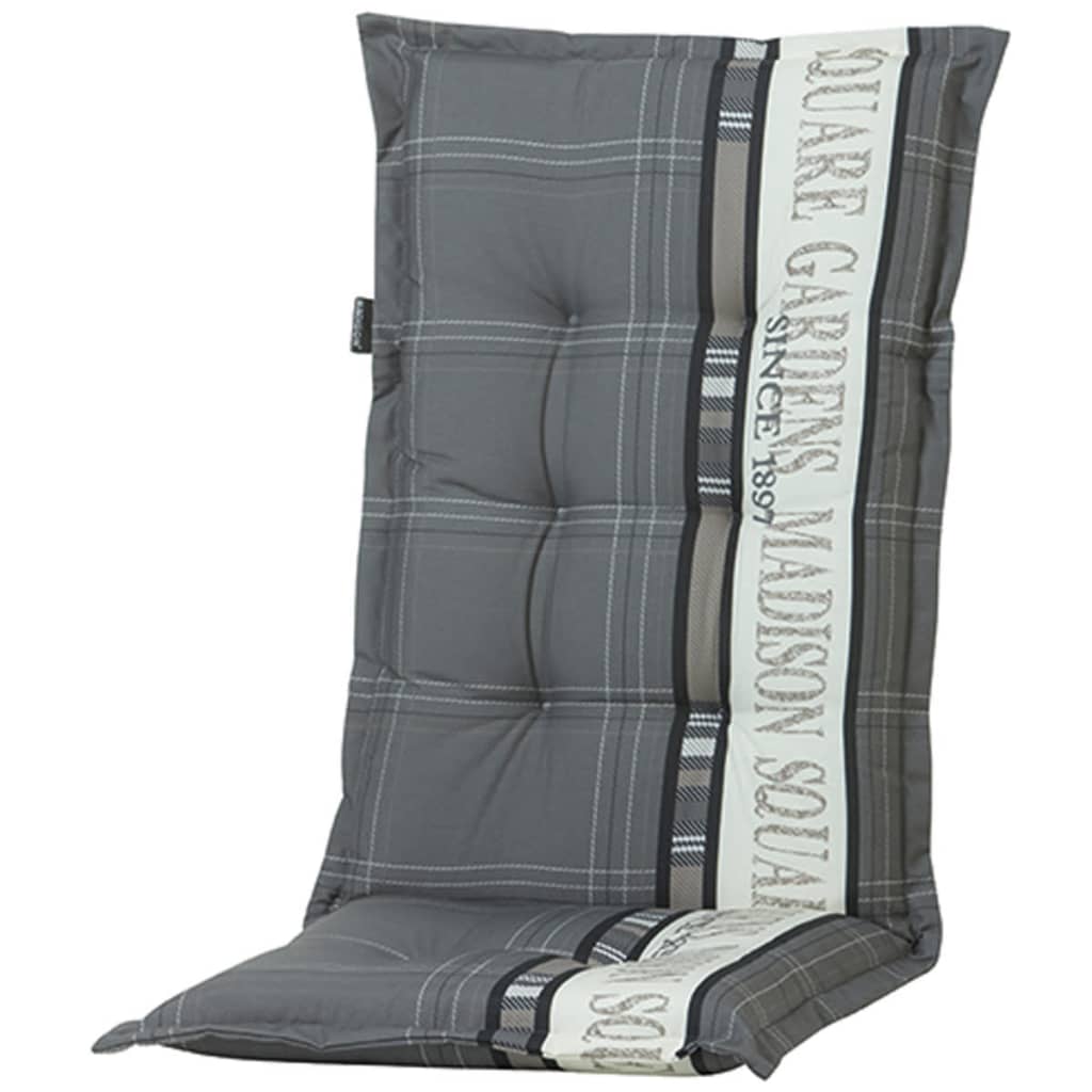 Madison Coussin de siège à haut dossier Garden 123x50 cm Gris PHOSA056