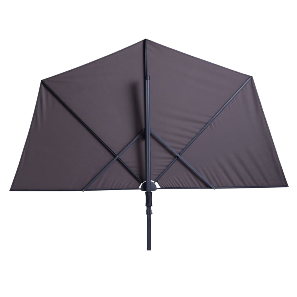 Madison Parasol de balcon Sun Wave 270 x 150 cm Taupe PAC3P015