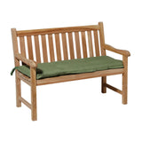 Madison Coussin de banc Basic 150x48 cm vert