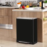 EKO E-Cube 50 L Pedal Bin Matt Black