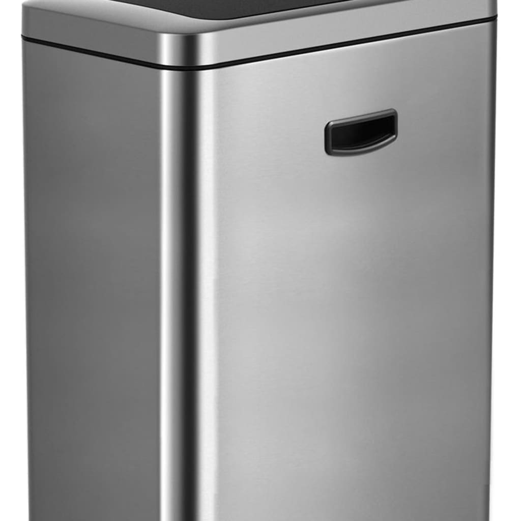 EKO Mirage 2x20 L Sensor Bin Matt Silver