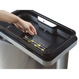 EKO Mirage 2x20 L Sensor Bin Matt Silver