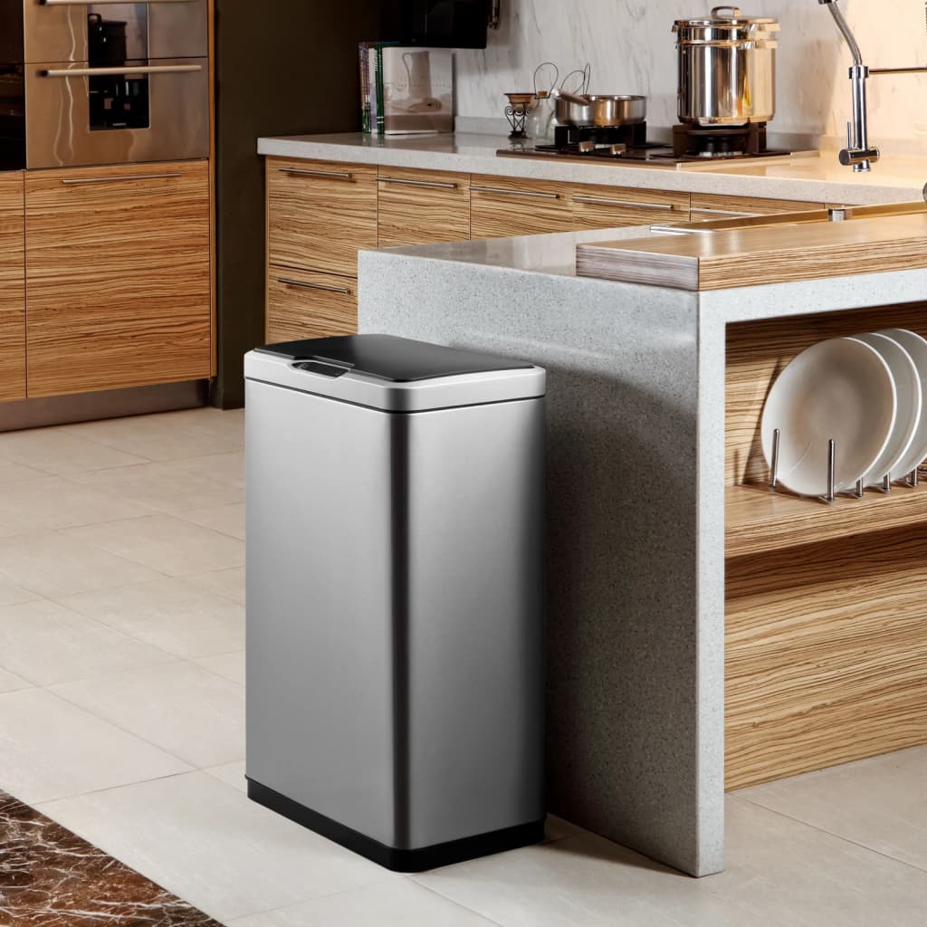 EKO Mirage 2x20 L Sensor Bin Matt Silver