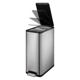 EKO Ecoslim Pedal Bin 2x20 L Matt Silver