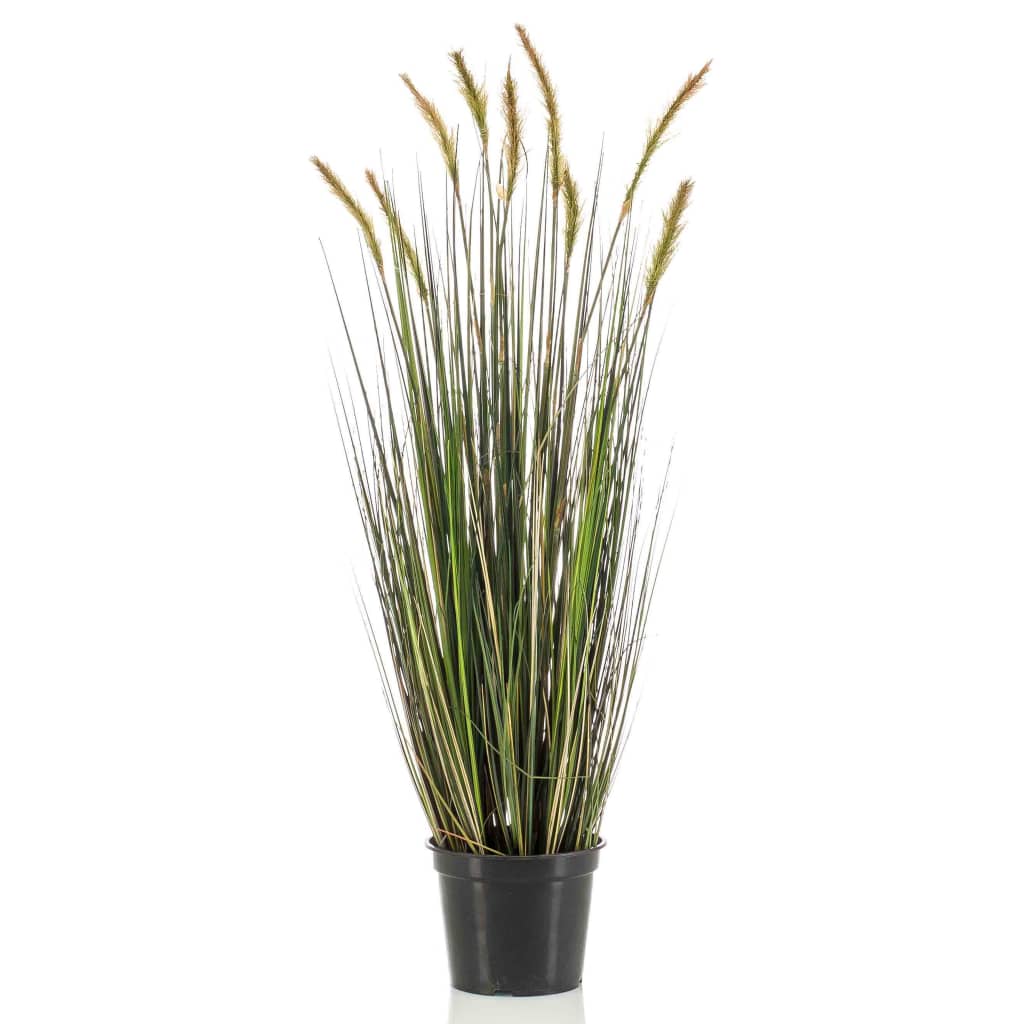 Emerald Herbe de sétaire artificielle pot de plastique Automne 90 cm