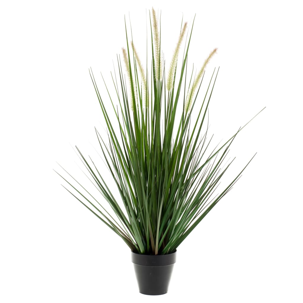 Emerald Herbe artificielle Alopecurus avec pot 70 cm