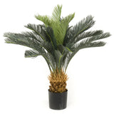 Emerald Arbre artificiel de Cycas Revoluta en pot 80 cm