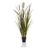 Emerald Herbe de quenouilles artificielle 85 cm en pot