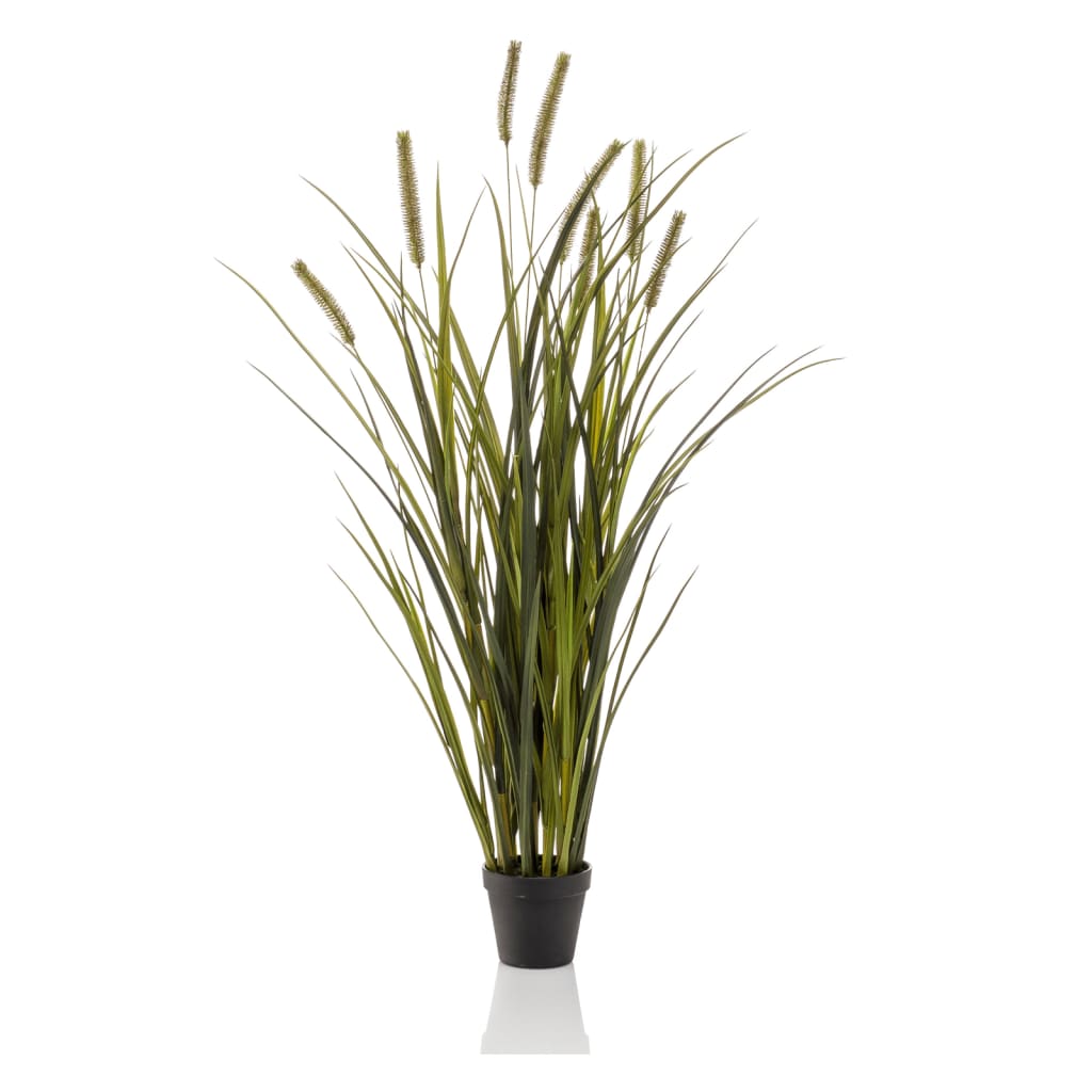 Emerald Herbe de quenouilles artificielle 100 cm en pot