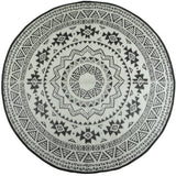 Esschert Design Outdoor rug 180 cm Black and white OC18